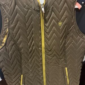 Ariat  Chevron Quilted Vest - worn once!